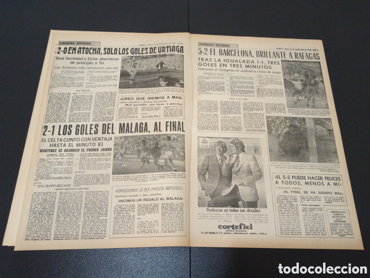 Coleccionismo deportivo: MARCA 21/09/1970 - Foto 4
