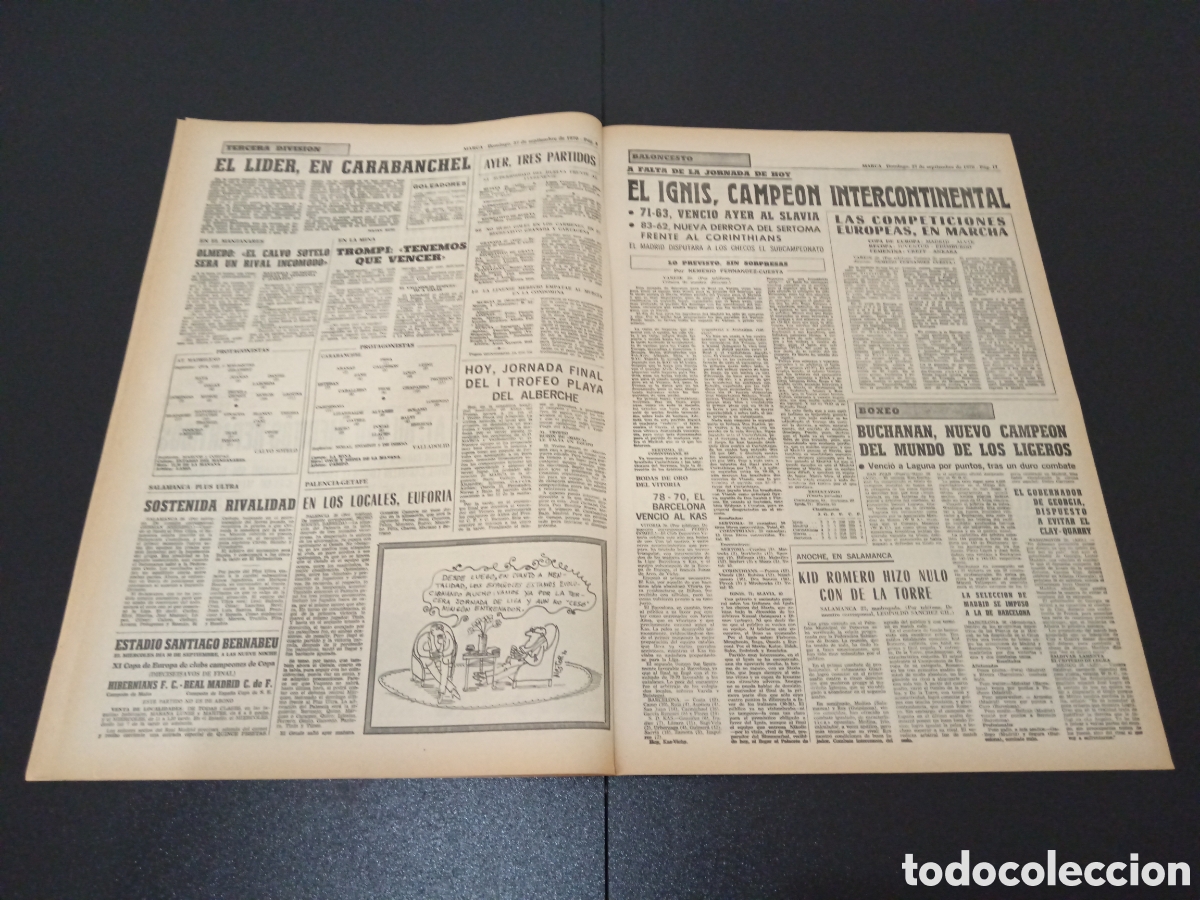 Coleccionismo deportivo: MARCA 27/09/1970 - Foto 4