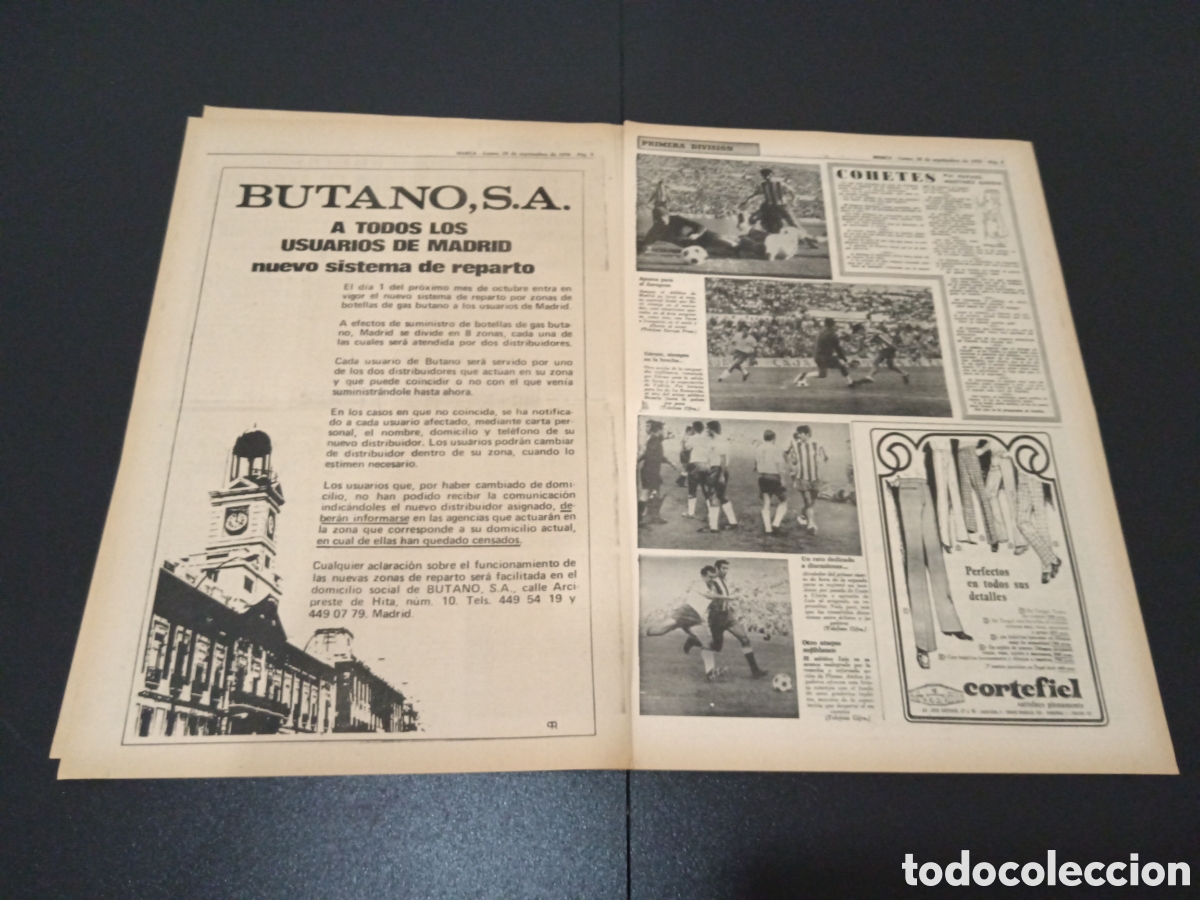 Coleccionismo deportivo: MARCA 28/09/1970 - Foto 3