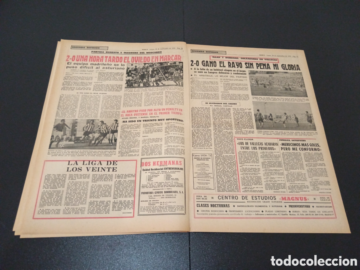 Coleccionismo deportivo: MARCA 28/09/1970 - Foto 7