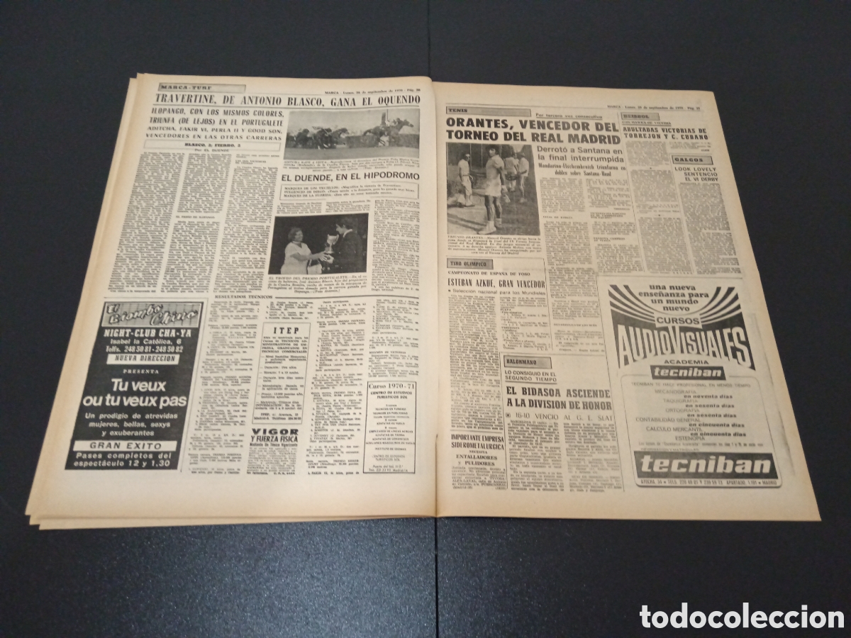Coleccionismo deportivo: MARCA 28/09/1970 - Foto 11