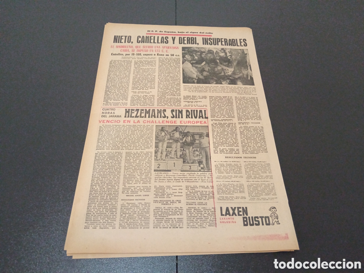 Coleccionismo deportivo: MARCA 28/09/1970 - Foto 13