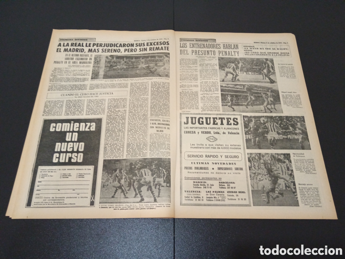 Coleccionismo deportivo: MARCA 05/10/1970 - Foto 4