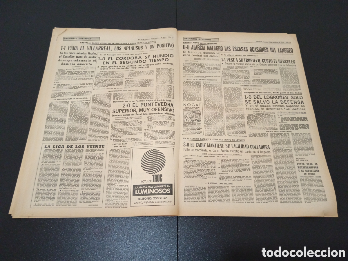 Coleccionismo deportivo: MARCA 05/10/1970 - Foto 7