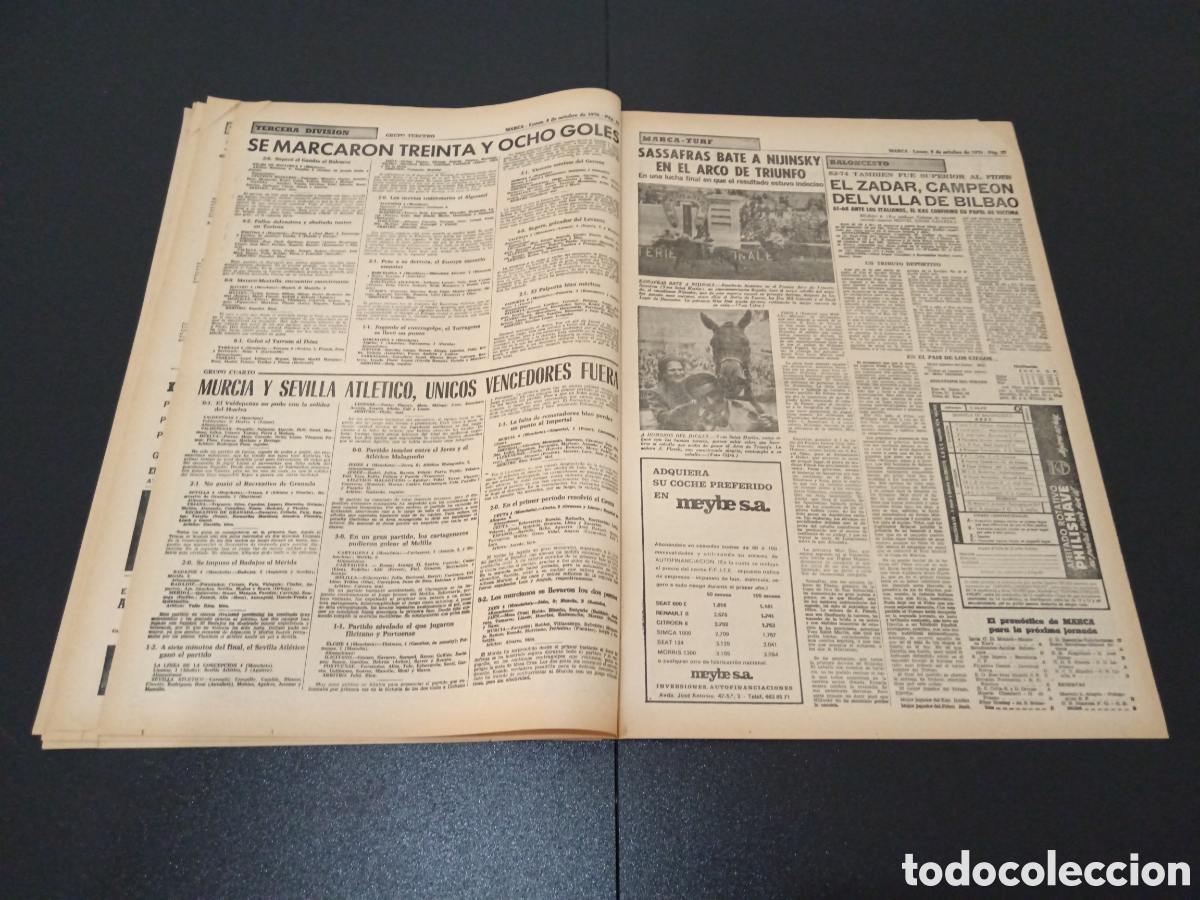 Coleccionismo deportivo: MARCA 05/10/1970 - Foto 10
