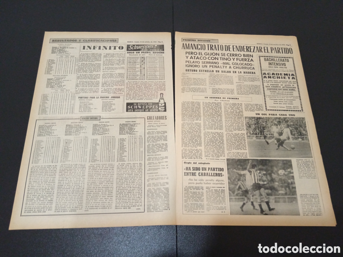 Coleccionismo deportivo: MARCA 12/10/1970 - Foto 2