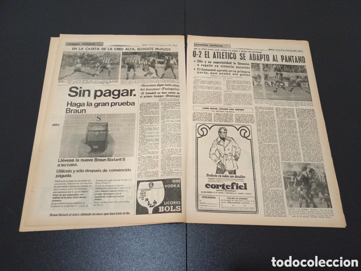 Coleccionismo deportivo: MARCA 12/10/1970 - Foto 4