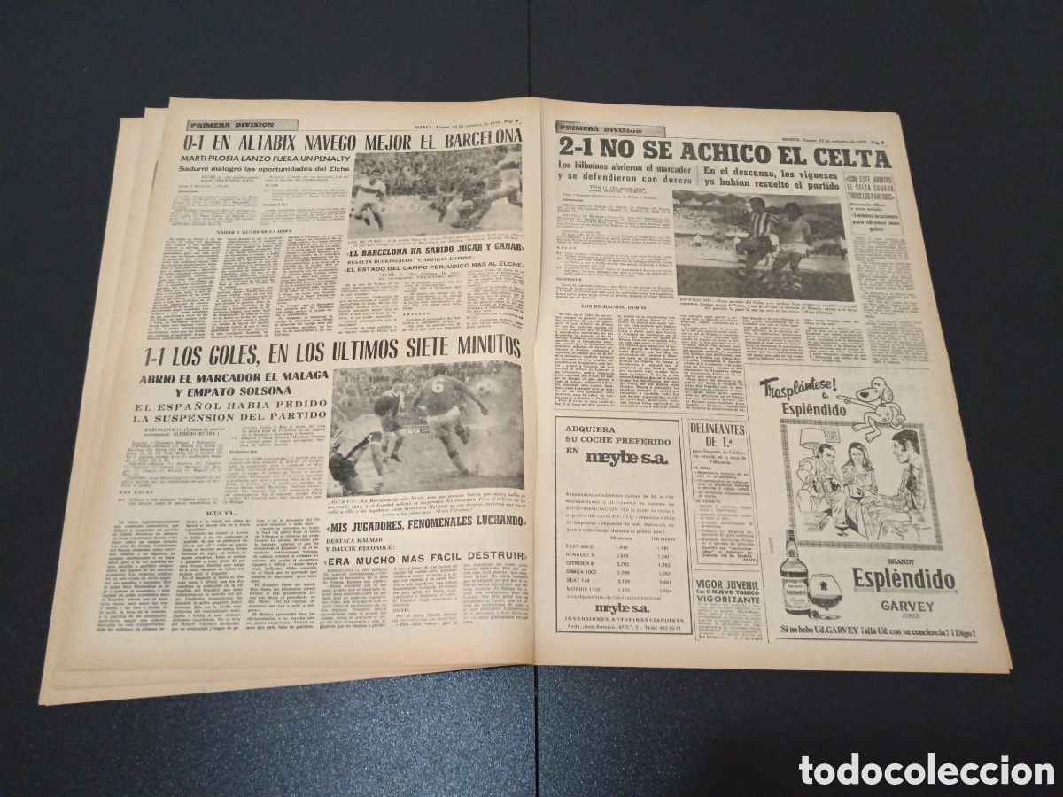 Coleccionismo deportivo: MARCA 12/10/1970 - Foto 5