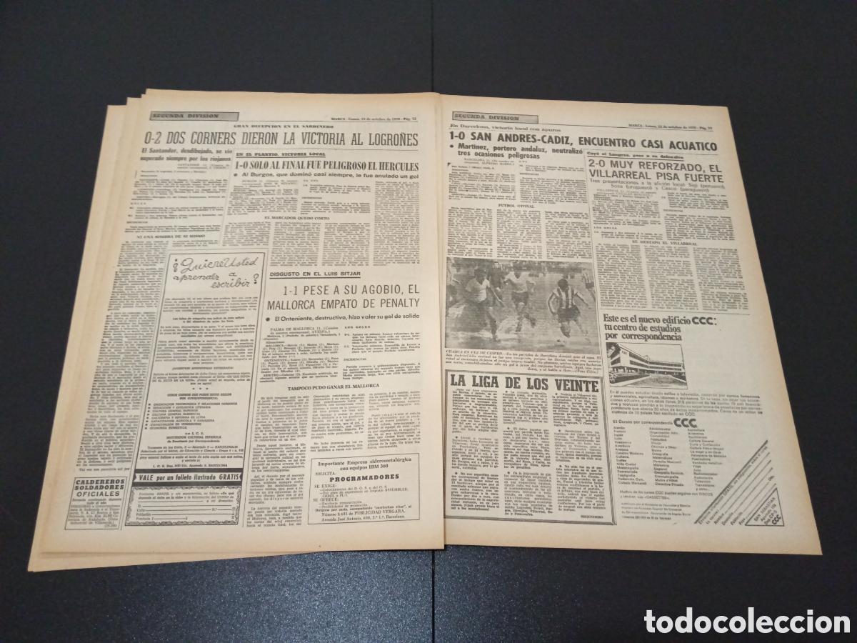 Coleccionismo deportivo: MARCA 12/10/1970 - Foto 7