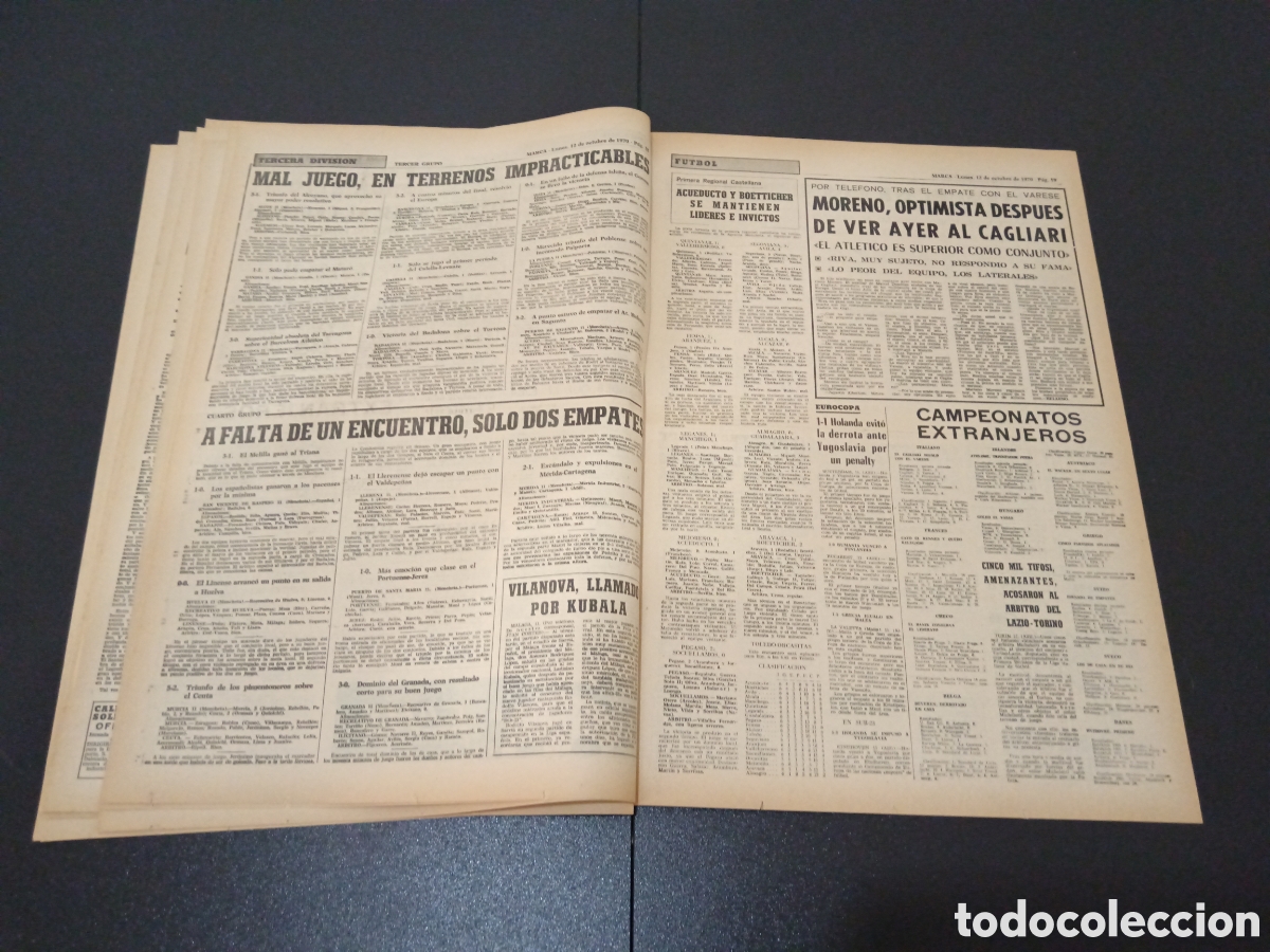 Coleccionismo deportivo: MARCA 12/10/1970 - Foto 10