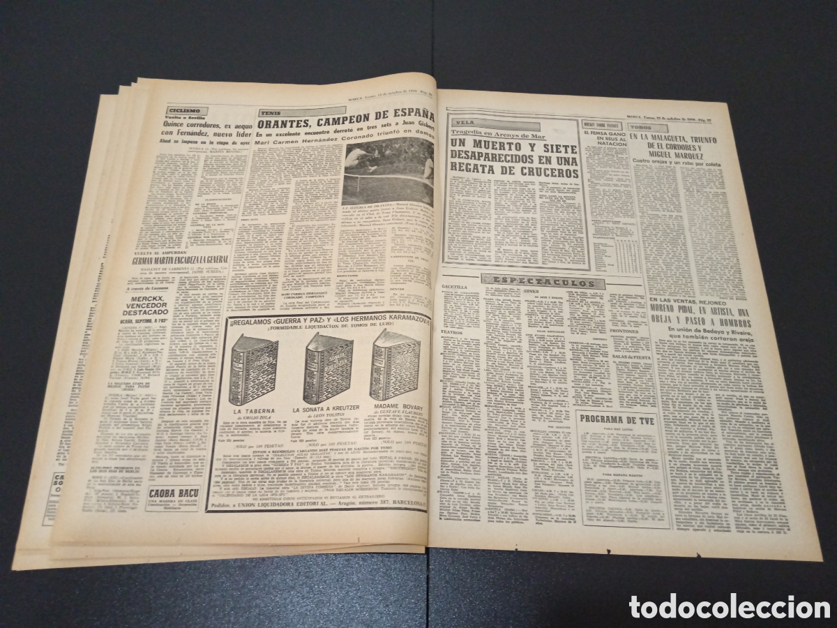 Coleccionismo deportivo: MARCA 12/10/1970 - Foto 12