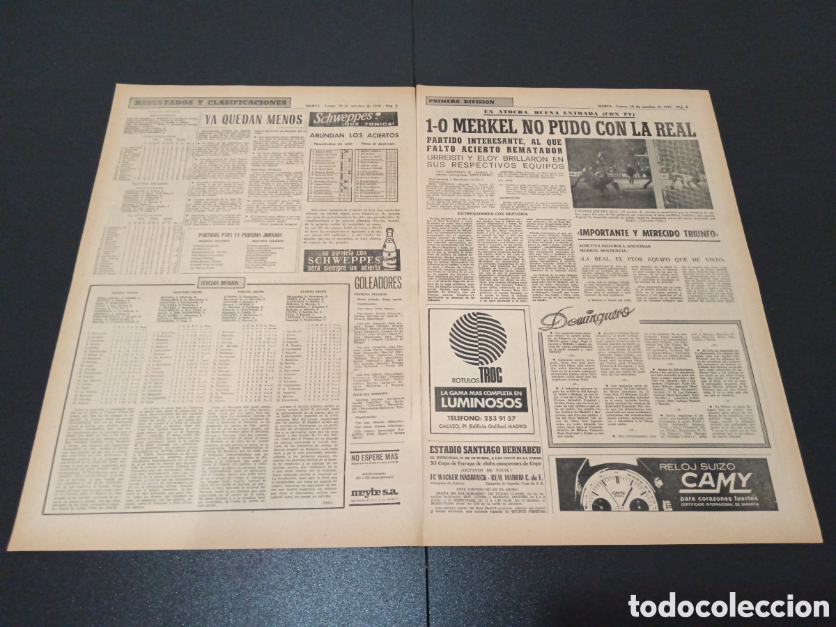 Coleccionismo deportivo: MARCA 19/10/1970 - Foto 2