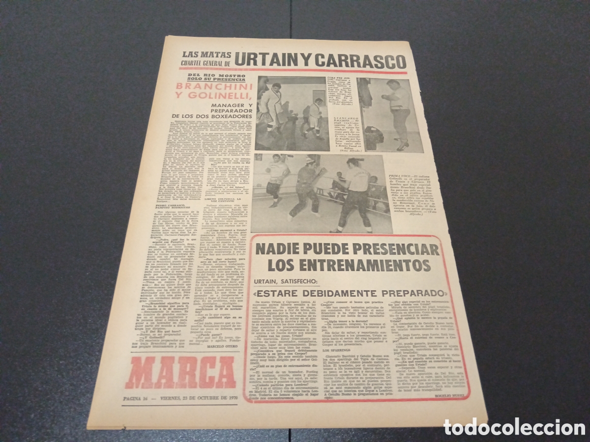 Coleccionismo deportivo: MARCA 23/10/1970 - Foto 5