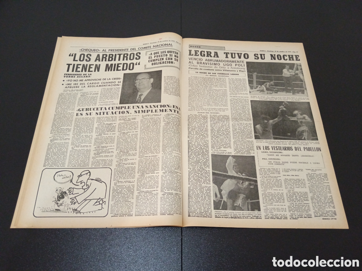 Coleccionismo deportivo: MARCA 25/10/1970 - Foto 5