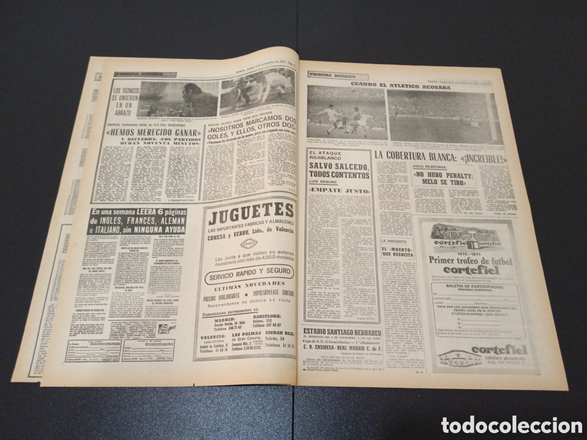 Coleccionismo deportivo: MARCA 02/11/1970 - Foto 3