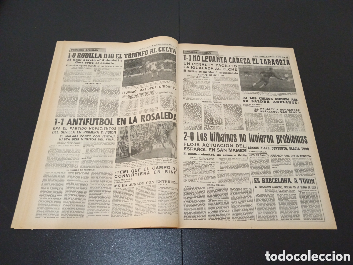 Coleccionismo deportivo: MARCA 02/11/1970 - Foto 6