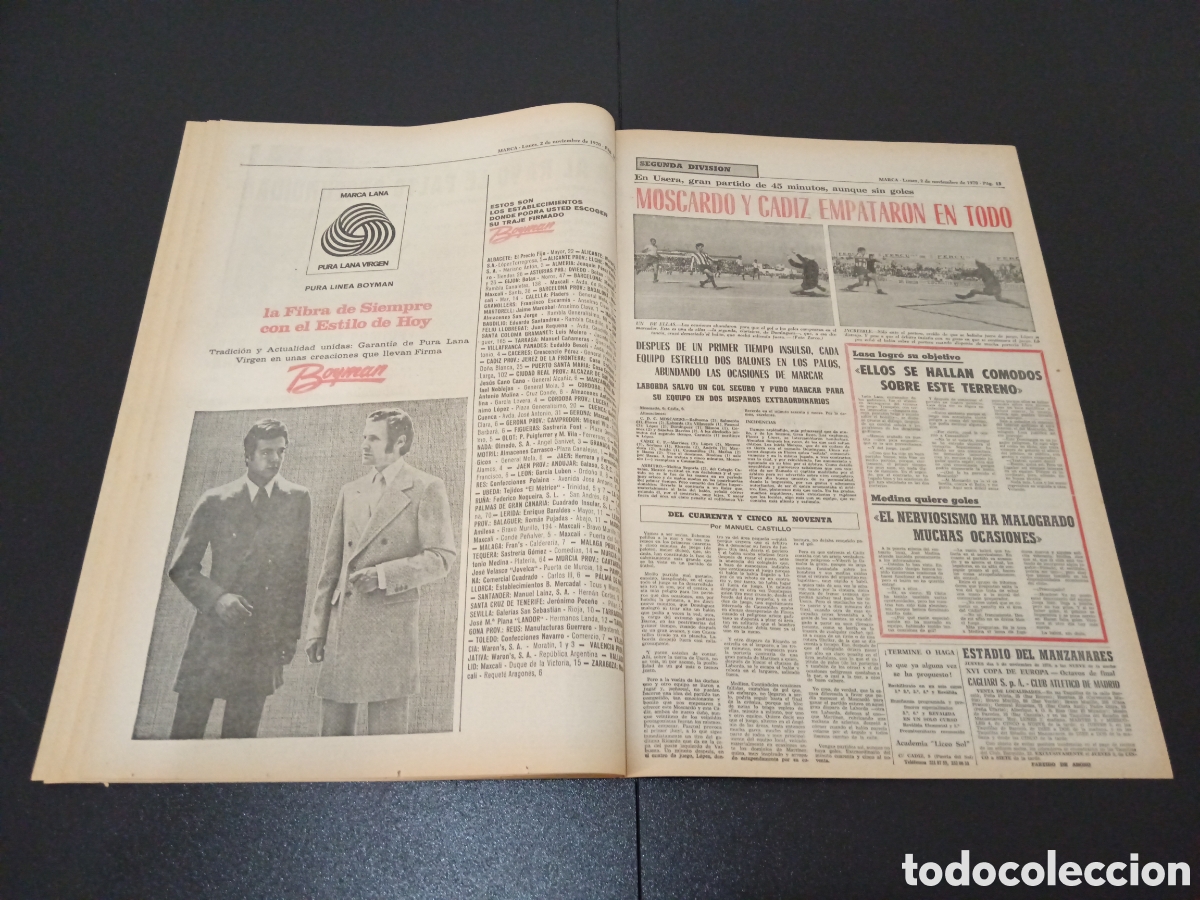 Coleccionismo deportivo: MARCA 02/11/1970 - Foto 8