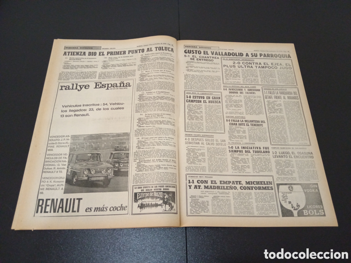 Coleccionismo deportivo: MARCA 02/11/1970 - Foto 10
