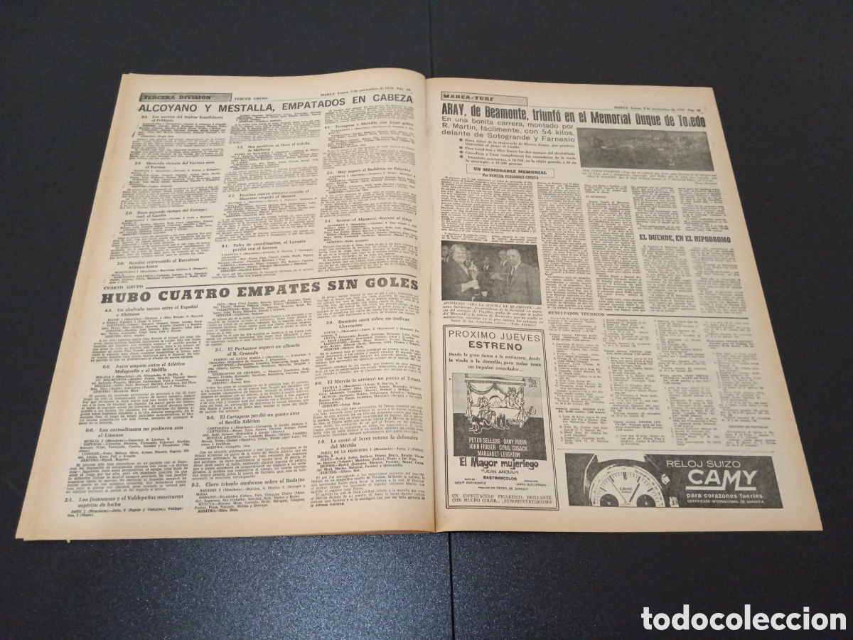 Coleccionismo deportivo: MARCA 02/11/1970 - Foto 11