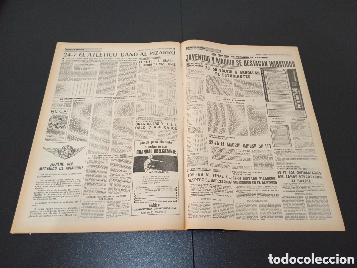 Coleccionismo deportivo: MARCA 02/11/1970 - Foto 12