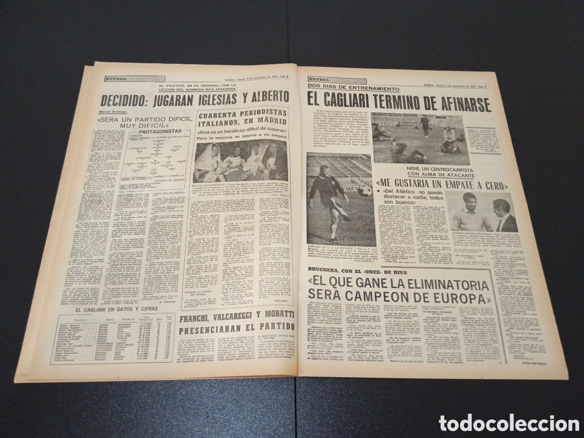 Coleccionismo deportivo: MARCA 05/11/1970 - Foto 5
