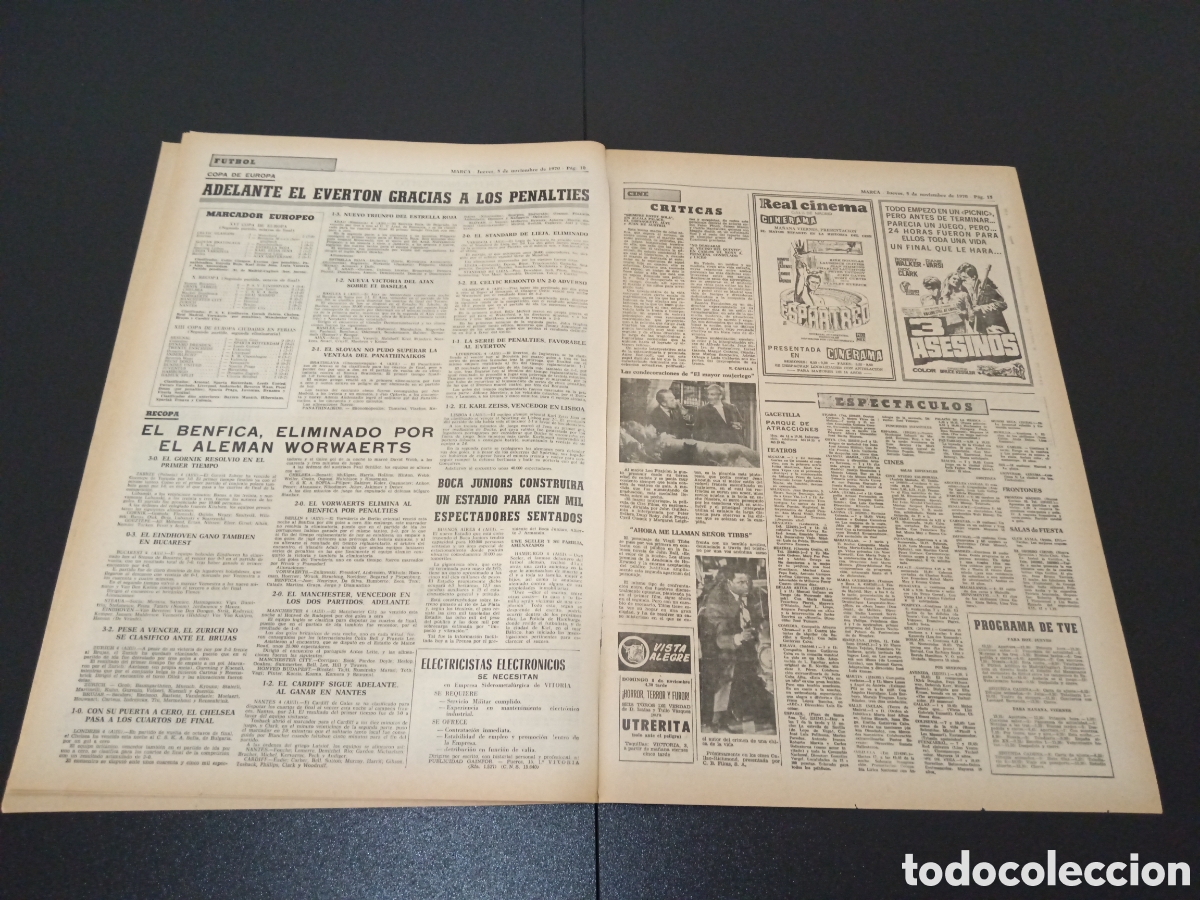 Coleccionismo deportivo: MARCA 05/11/1970 - Foto 6