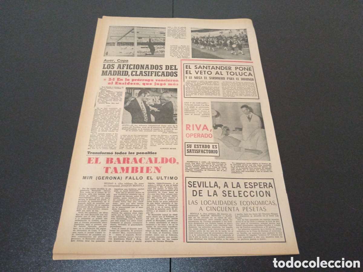 Coleccionismo deportivo: MARCA 05/11/1970 - Foto 7