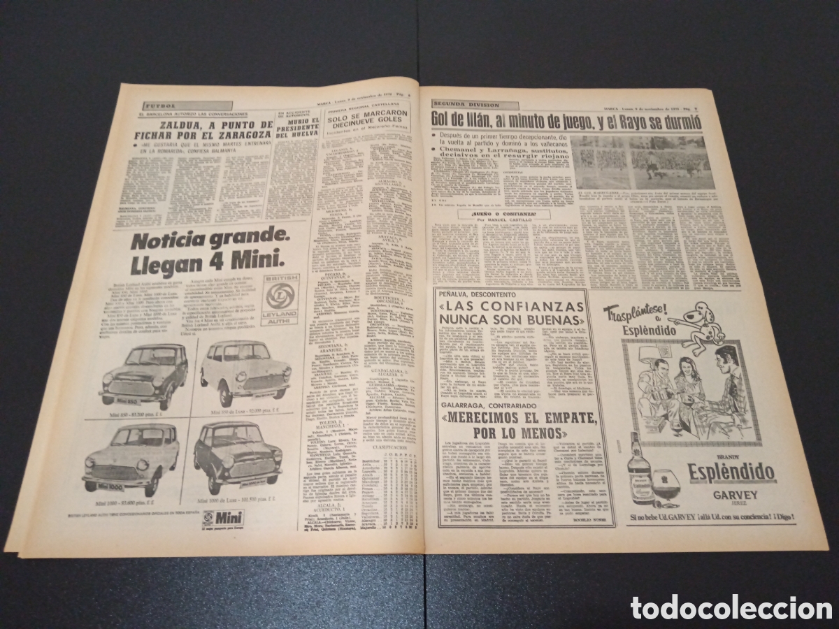 Coleccionismo deportivo: MARCA 09/11/1970 - Foto 4