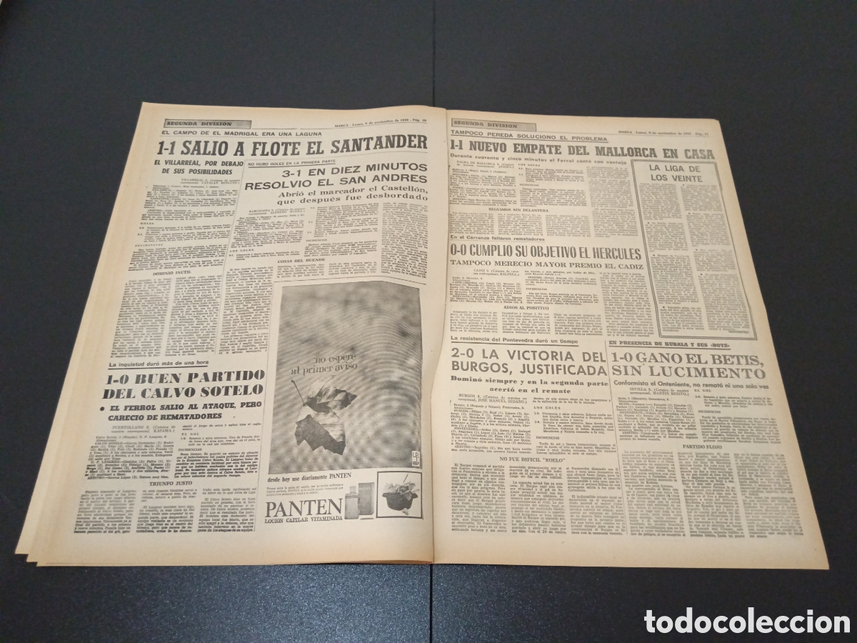 Coleccionismo deportivo: MARCA 09/11/1970 - Foto 6