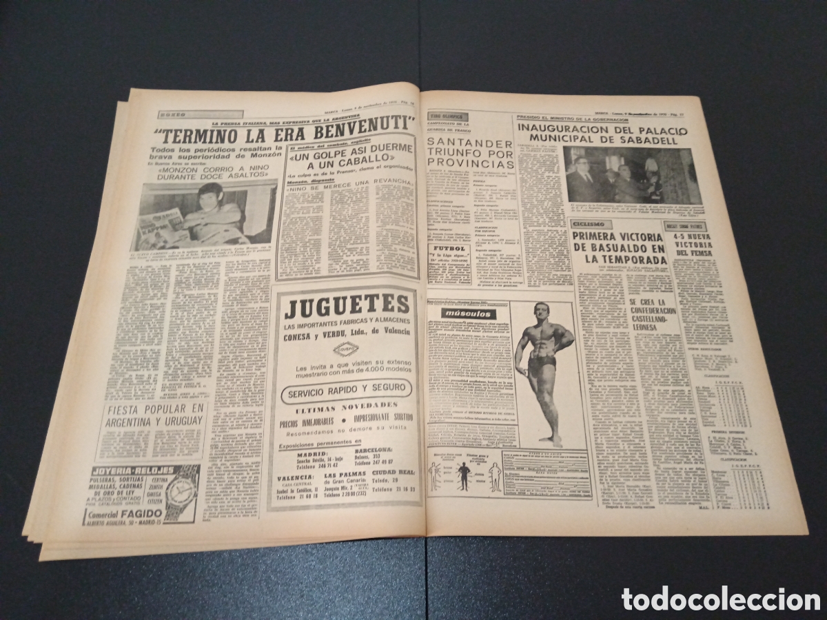 Coleccionismo deportivo: MARCA 09/11/1970 - Foto 9