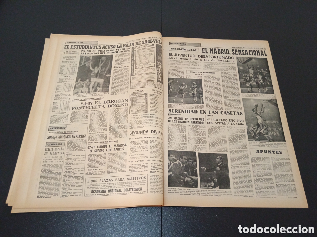 Coleccionismo deportivo: MARCA 09/11/1970 - Foto 10