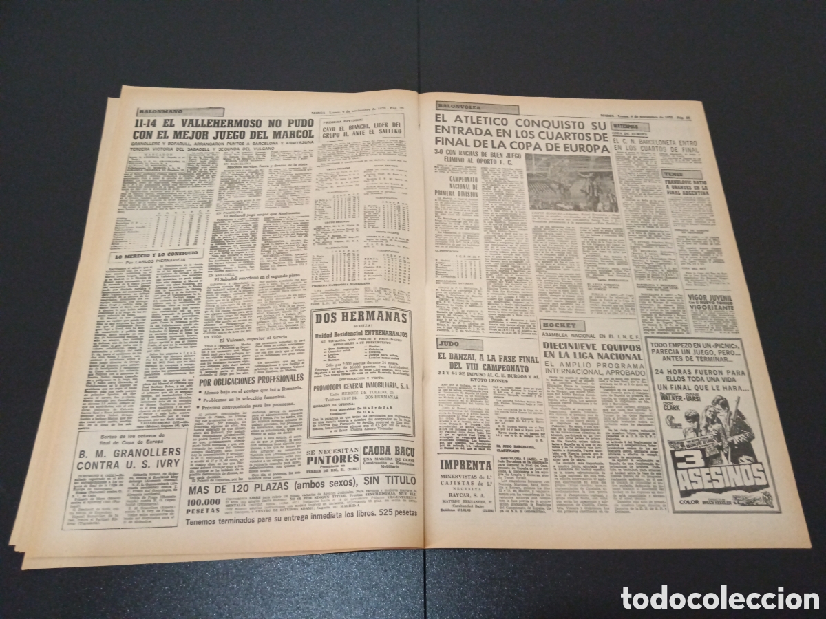 Coleccionismo deportivo: MARCA 09/11/1970 - Foto 11
