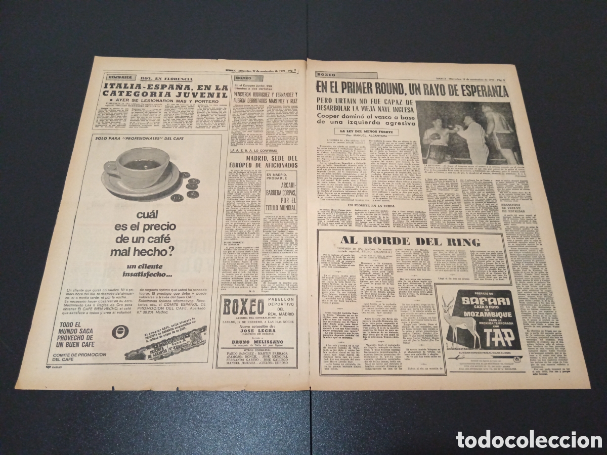 Coleccionismo deportivo: MARCA 11/11/1970 - Foto 2