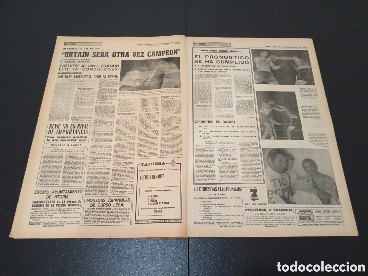 Coleccionismo deportivo: MARCA 11/11/1970 - Foto 3