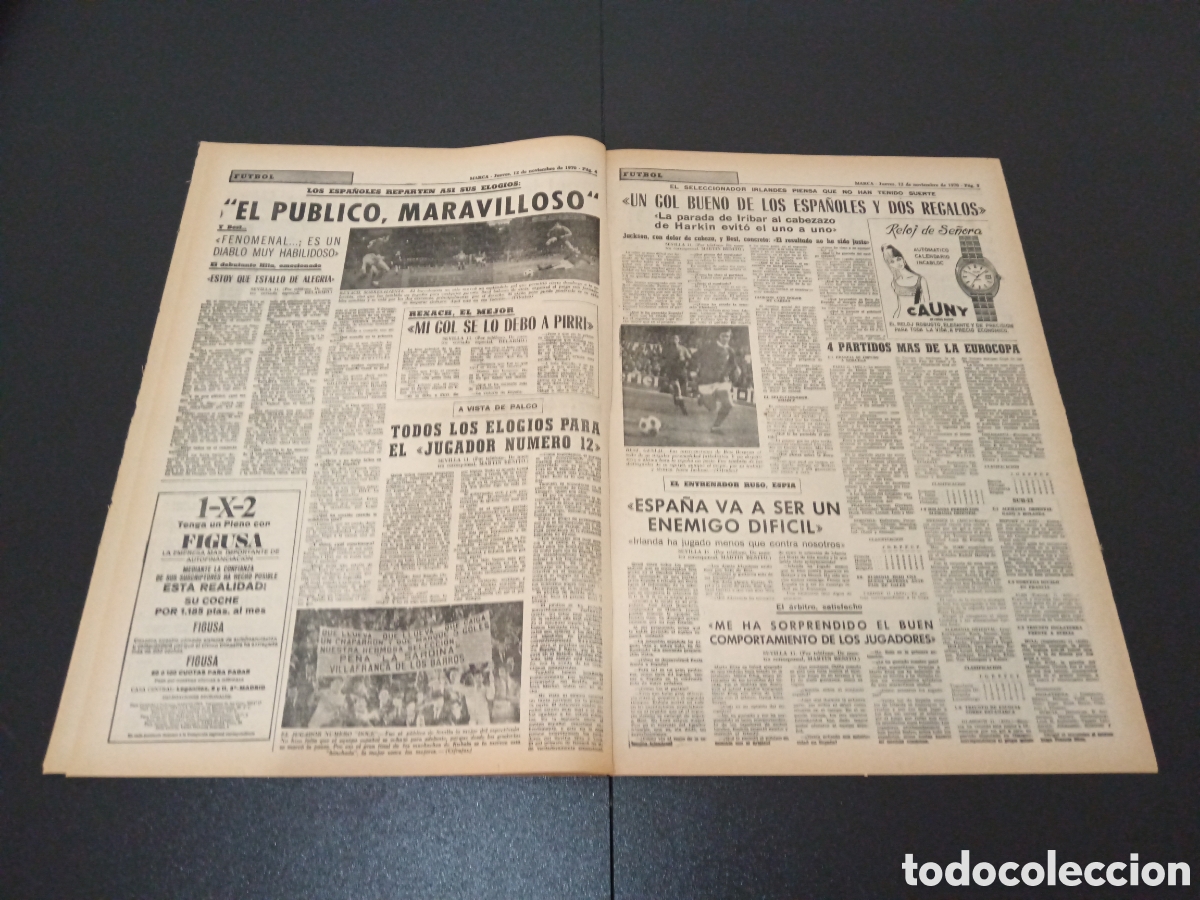 Coleccionismo deportivo: MARCA 12/11/1970 - Foto 3