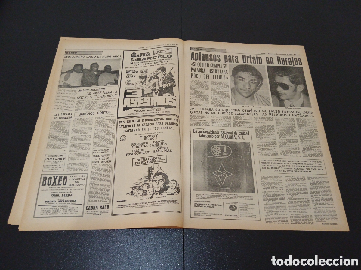 Coleccionismo deportivo: MARCA 12/11/1970 - Foto 5
