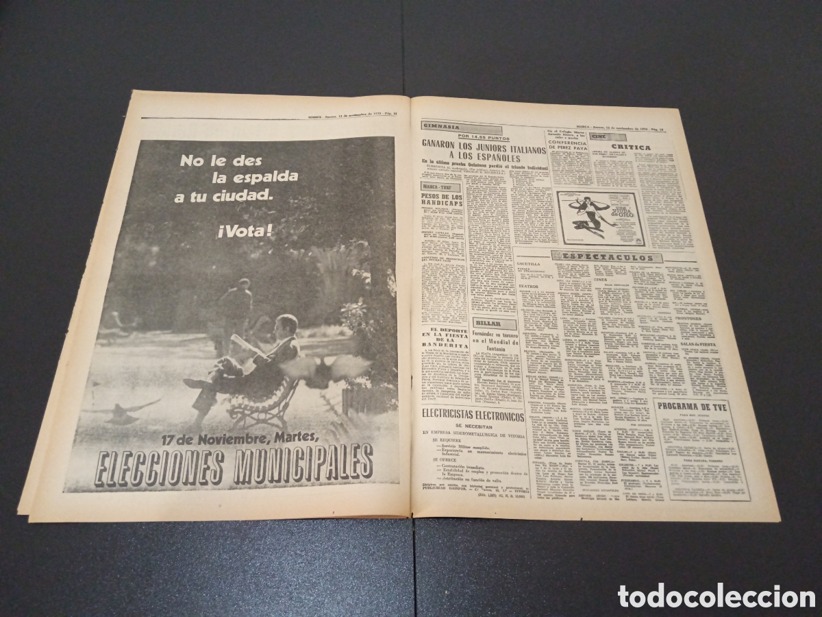 Coleccionismo deportivo: MARCA 12/11/1970 - Foto 6