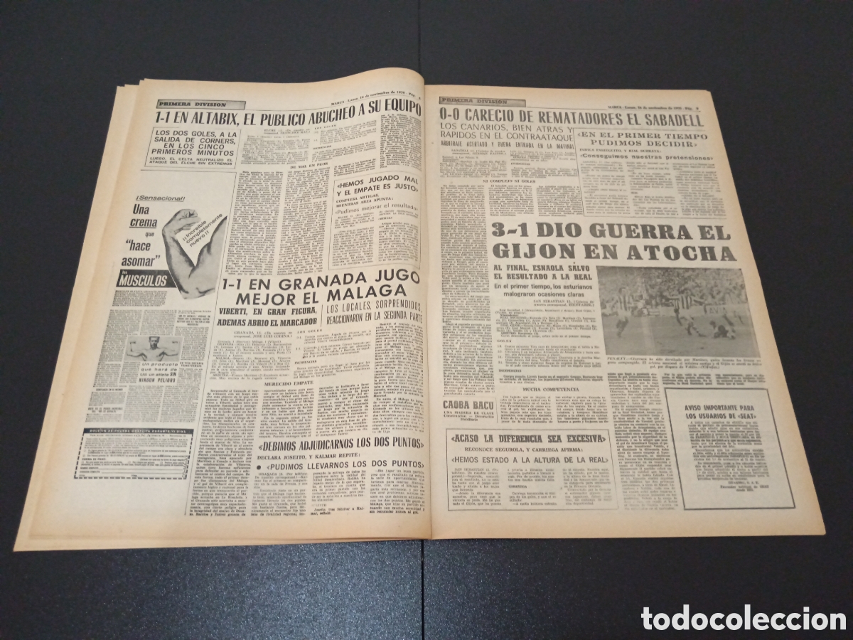 Coleccionismo deportivo: MARCA 16/11/1970 - Foto 5