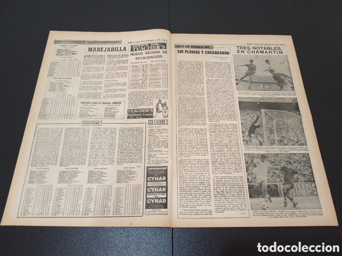 Coleccionismo deportivo: MARCA 30/11/1970 - Foto 2