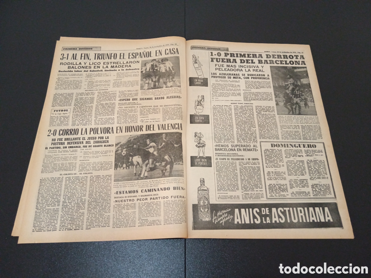 Coleccionismo deportivo: MARCA 30/11/1970 - Foto 6