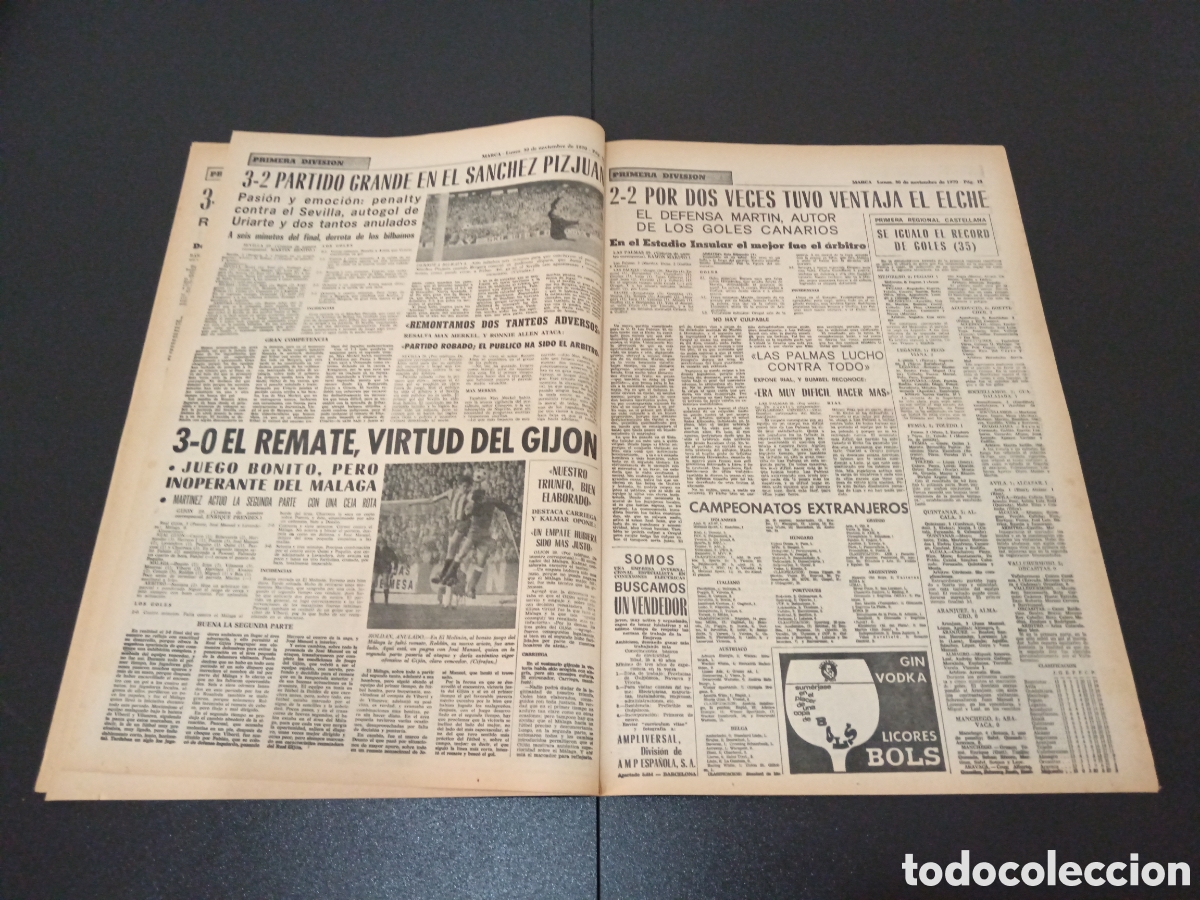Coleccionismo deportivo: MARCA 30/11/1970 - Foto 7