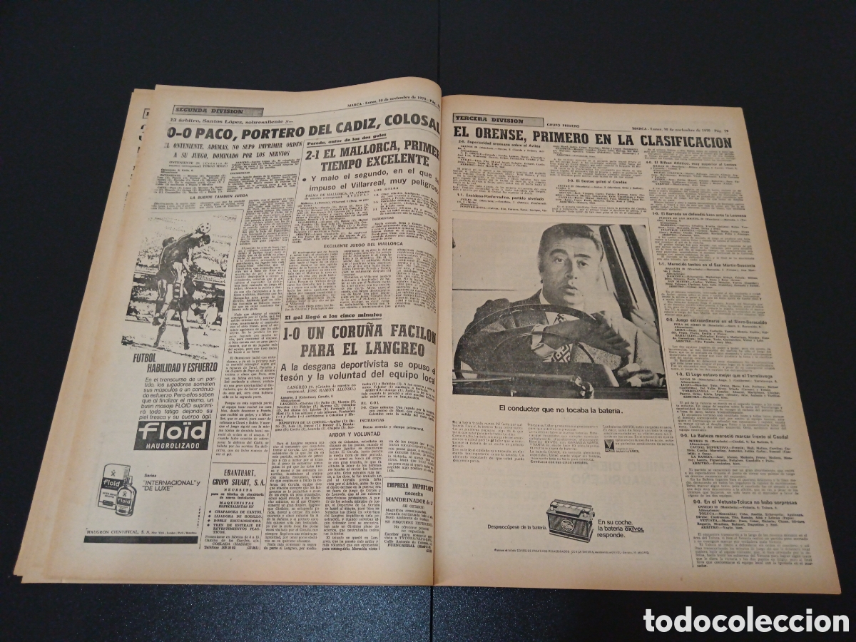 Coleccionismo deportivo: MARCA 30/11/1970 - Foto 10