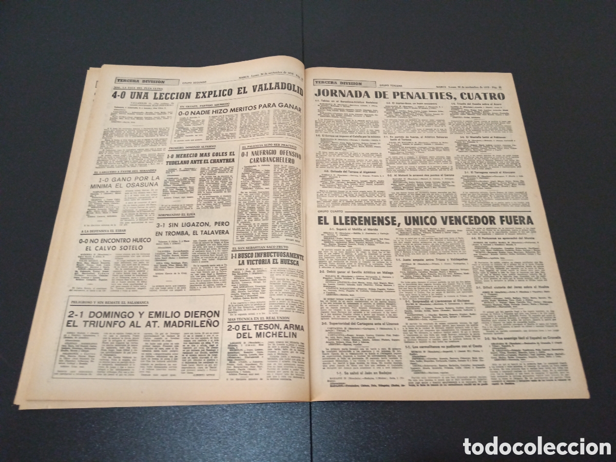 Coleccionismo deportivo: MARCA 30/11/1970 - Foto 11