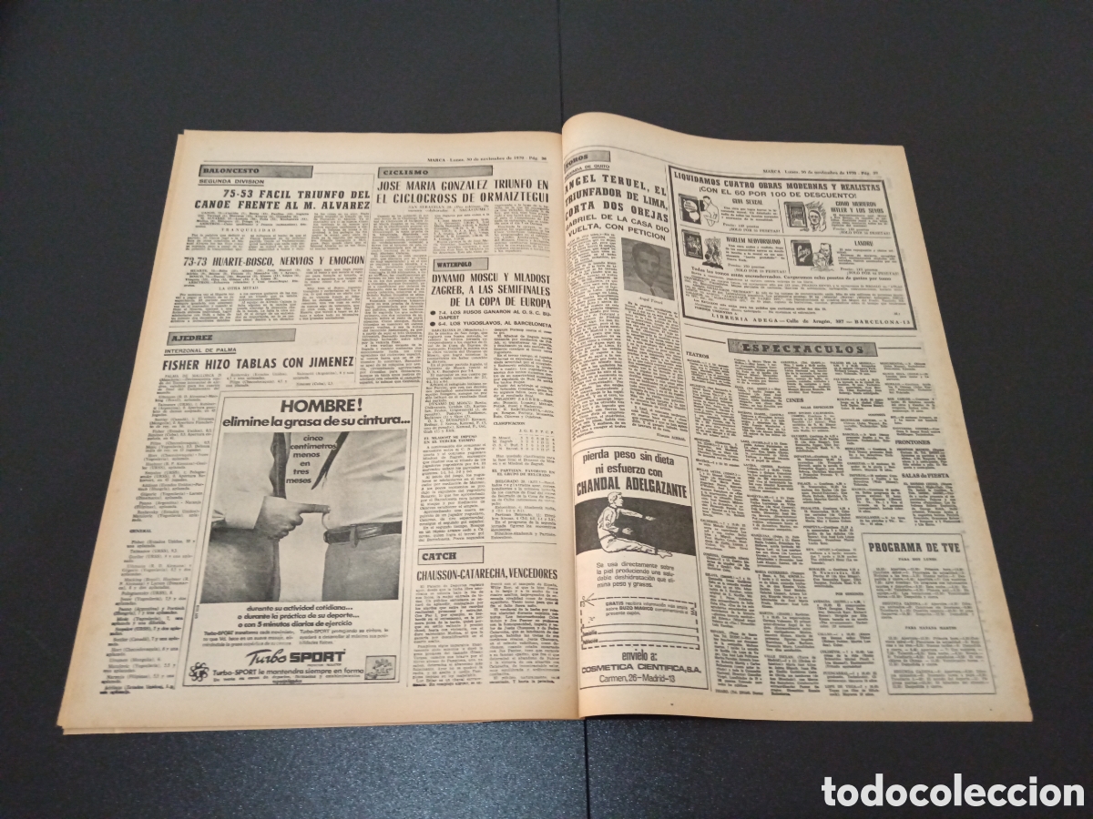 Coleccionismo deportivo: MARCA 30/11/1970 - Foto 13