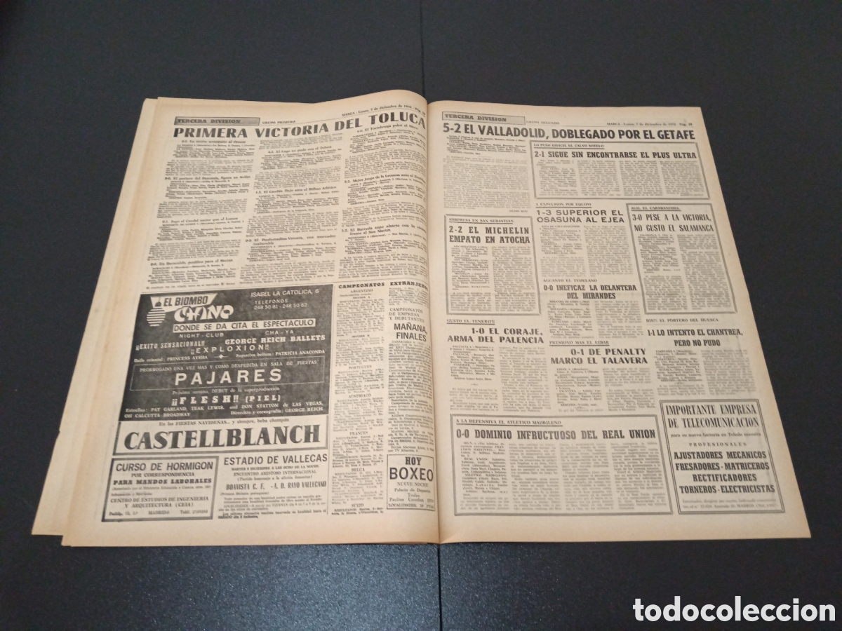 Coleccionismo deportivo: MARCA 07/12/1970 - Foto 10