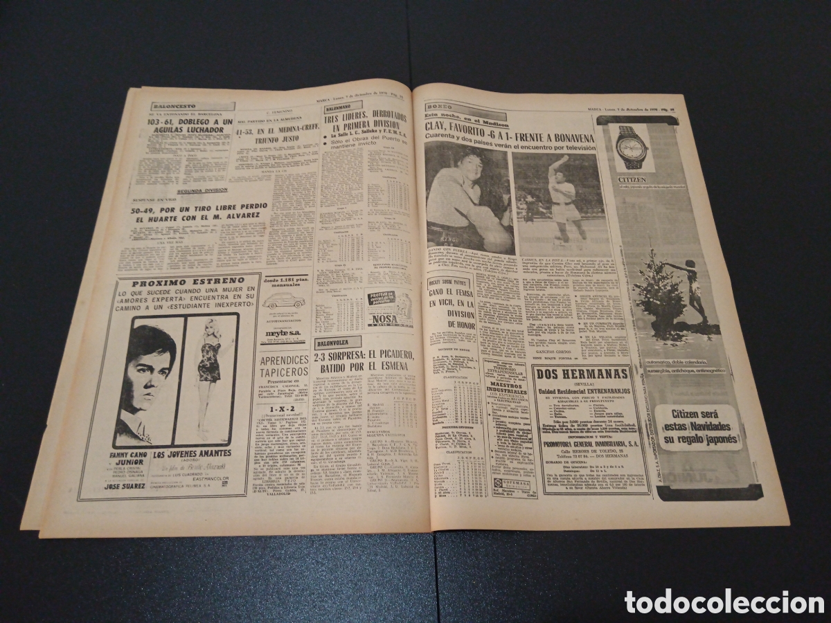 Coleccionismo deportivo: MARCA 07/12/1970 - Foto 12