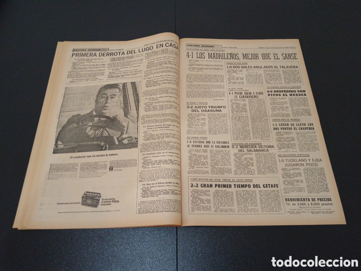 Coleccionismo deportivo: MARCA 14/12/1970 - Foto 10