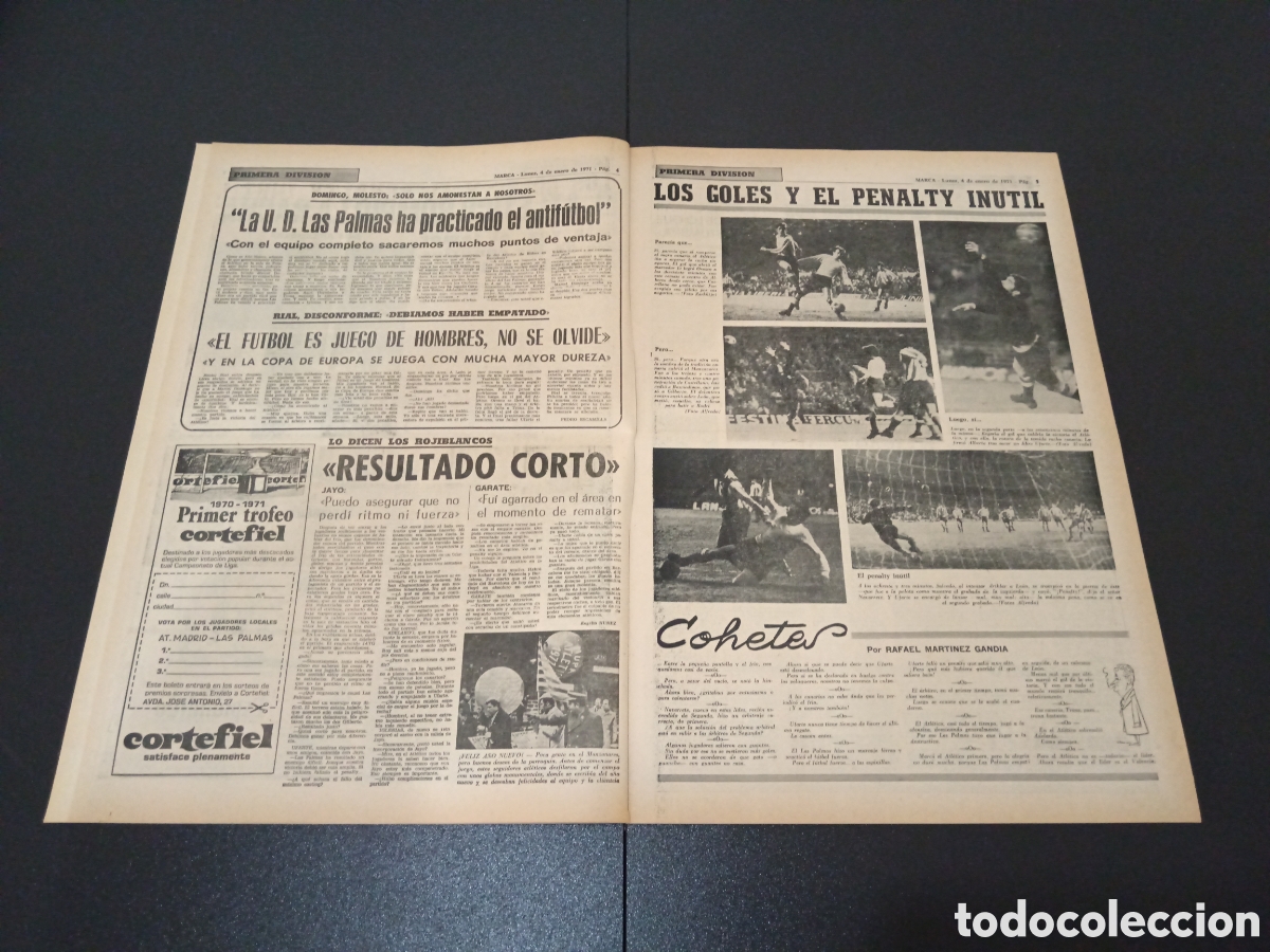 Coleccionismo deportivo: MARCA 04/01/1971 - Foto 3