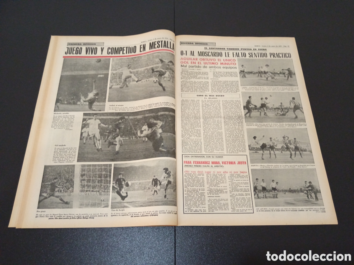 Coleccionismo deportivo: MARCA 04/01/1971 - Foto 7