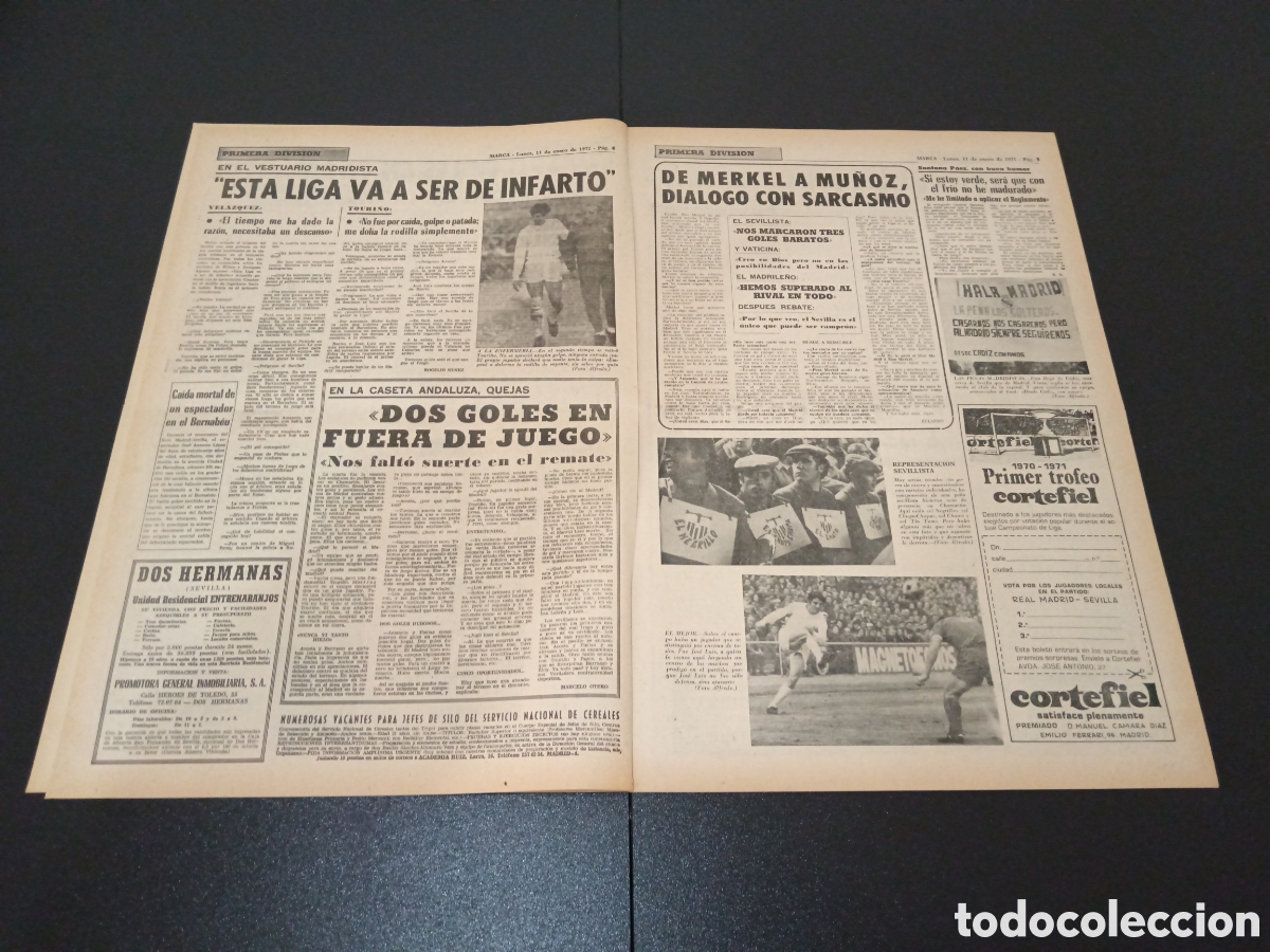 Coleccionismo deportivo: MARCA 11/01/1971 - Foto 3